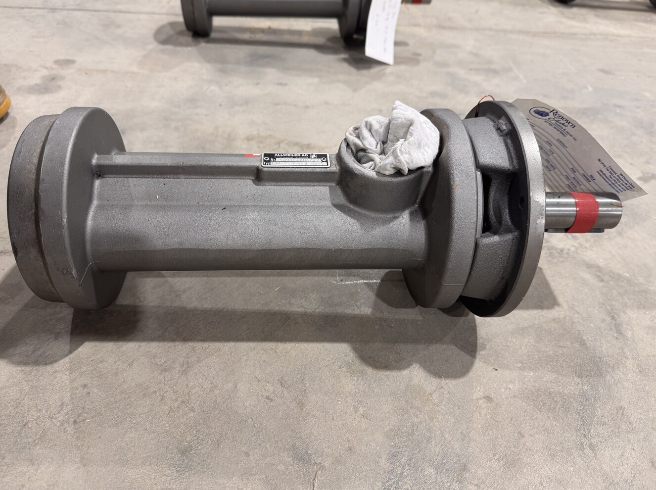 Allweiler AG Hydraulic Submersible Pump SUB 140 R43 QW40 P.O.204 - Image 3