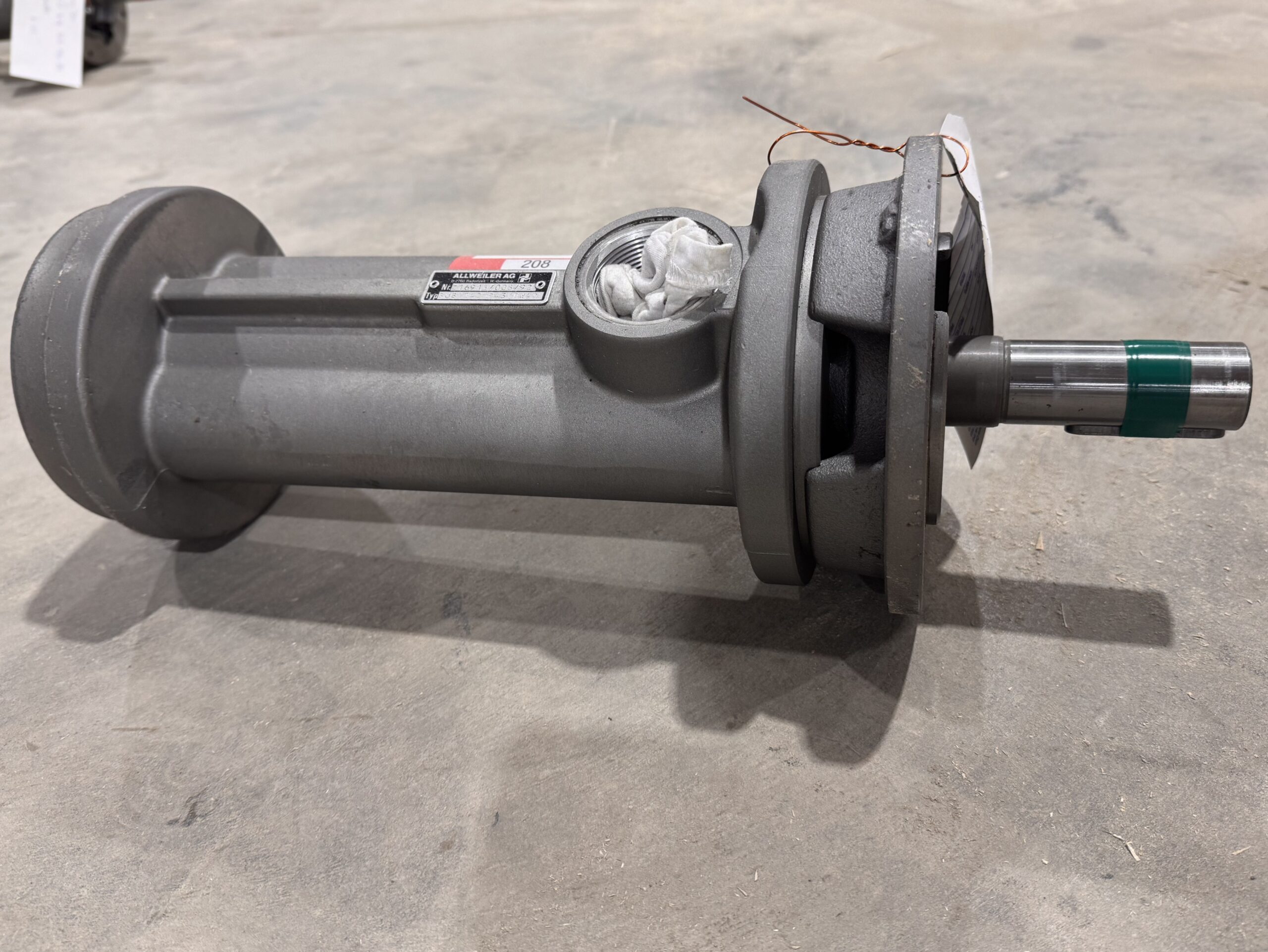 Allweiler AG Hydraulic Submersible Pump SUB 140 R43 QW40 P.O.208 - Image 4