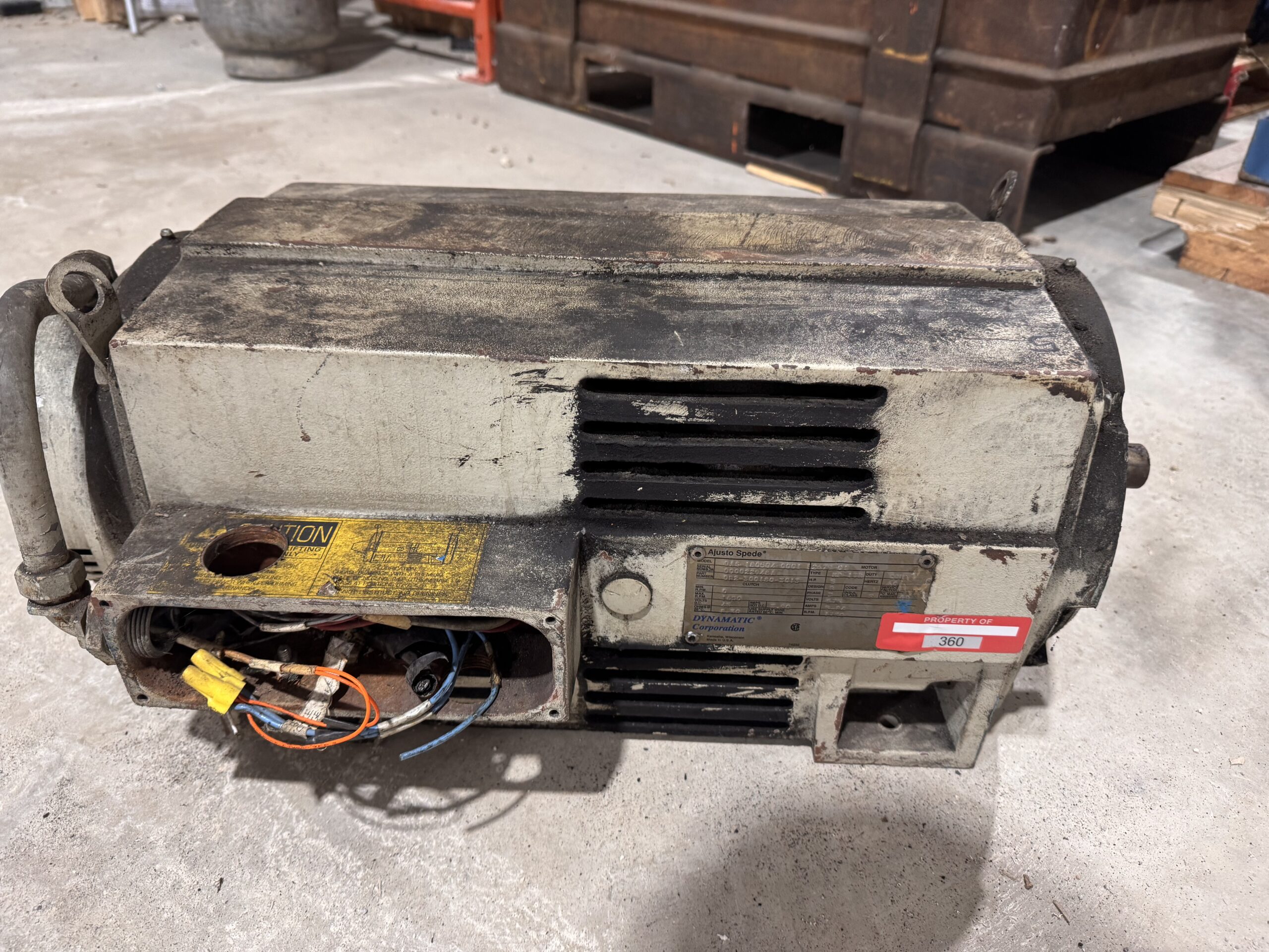 Dynamatic Eddy Current 5HP 575V 1730RPM P.O.360 - Image 4