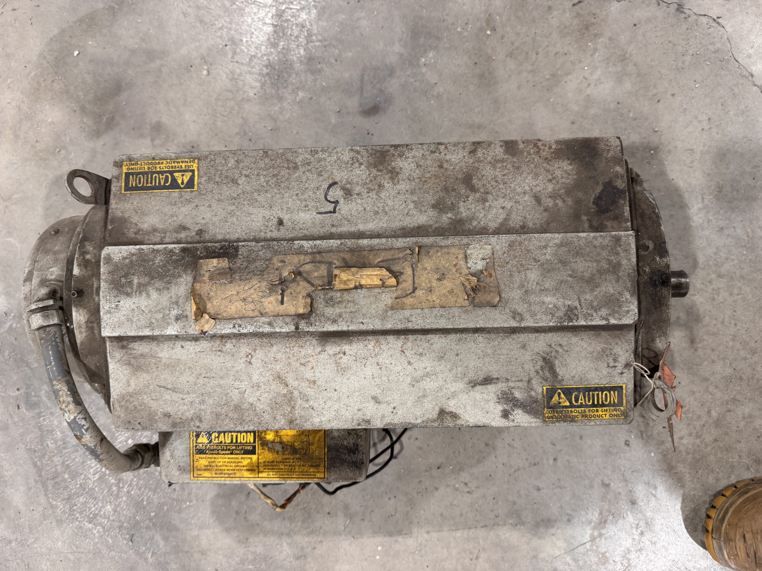 Dynamatic Eddy Current 5HP 575V 1735RPM P.O.362