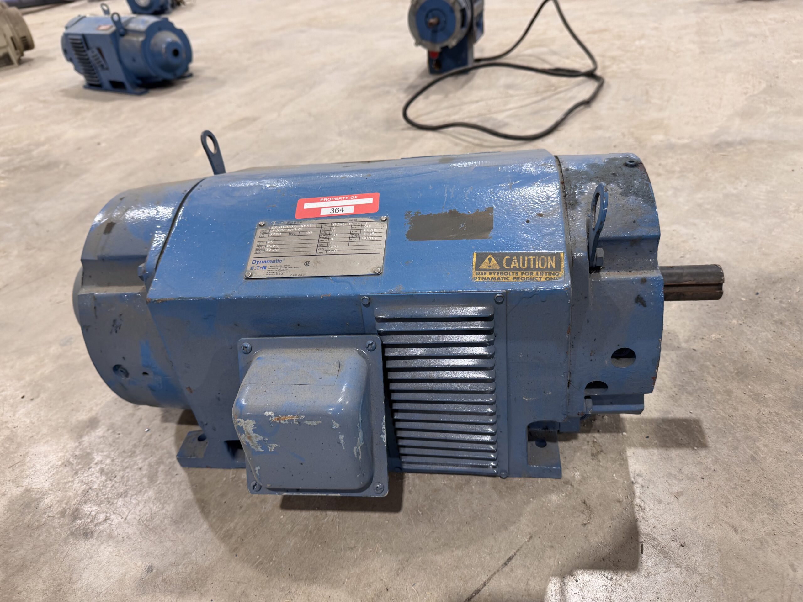 Dynamatic Eddy Current 5HP 1170RPM 575V 7Amps P.O.364 - Image 4