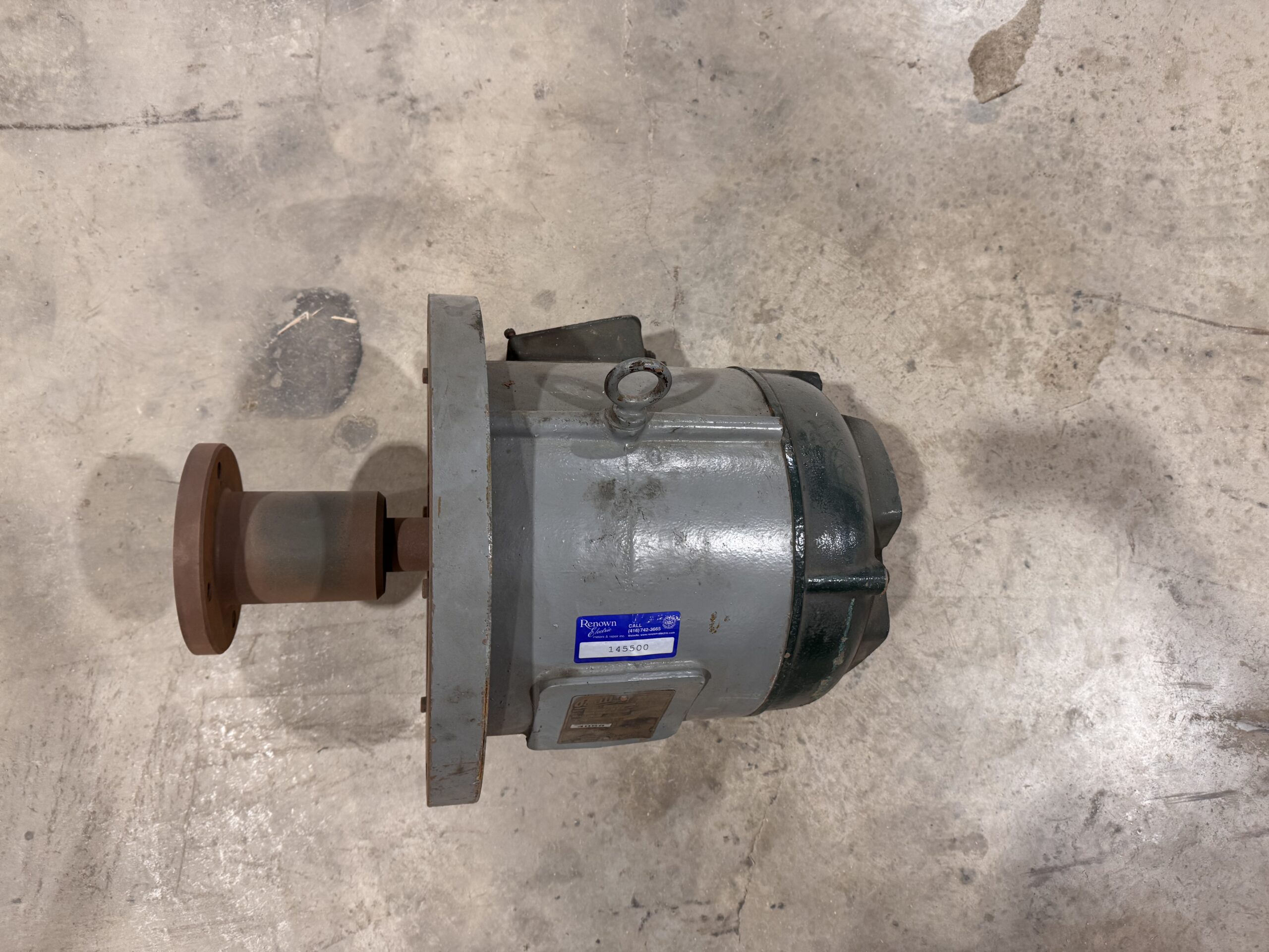 Bull 7.5HP AC Hoist 1060RPM 208/416V 26/13A X256U #4058