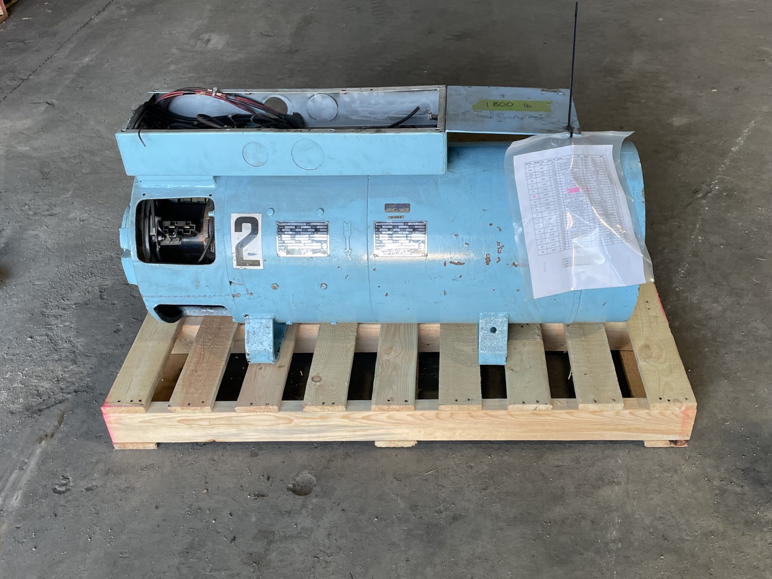 Leroy Somer MG Set 25HP 15KW 1765RPM GHC183 #2104