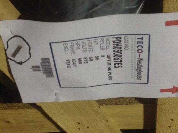 50HP Westinghouse AC Motor *NEW* - Image 2