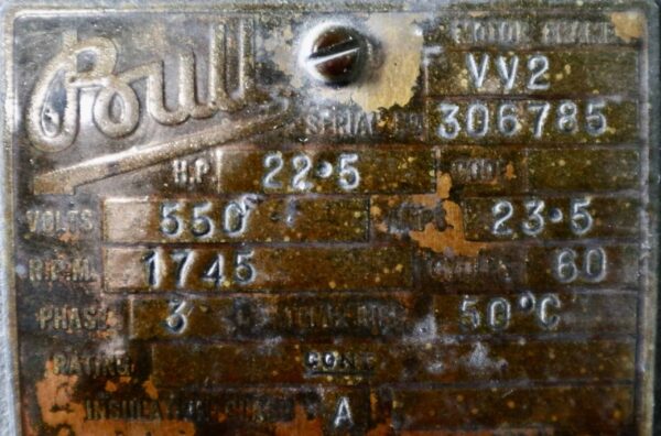Bull Generator 22.5HP 15KW 1745RPM VV2 #225 - Image 2