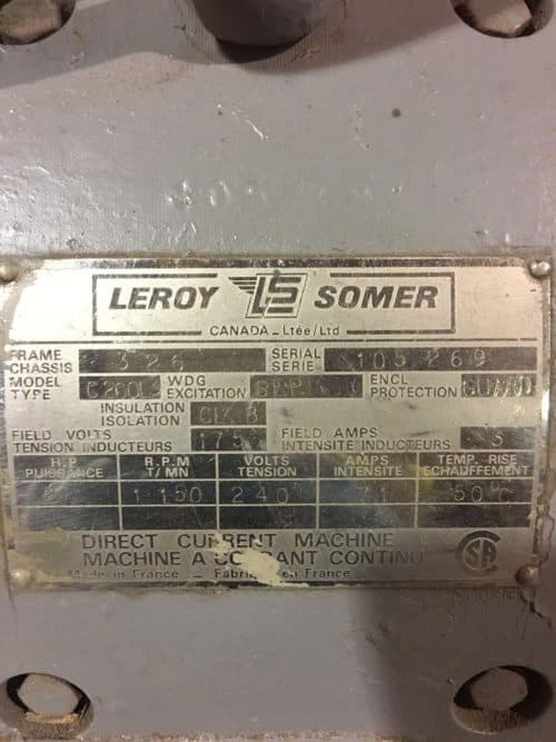 Leroy Somer DC