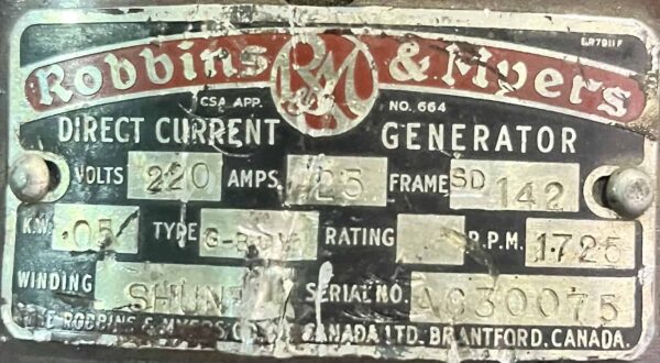 Robin & Myers 0.05KW 1725RPM SD142 1074 - Image 2