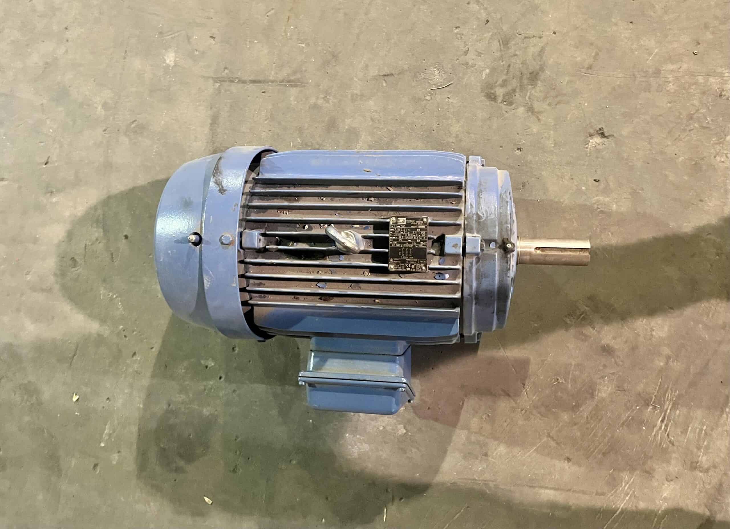 Weg 7.5HP 5.5KW 575V 875RPM 256T AC Motor #2006