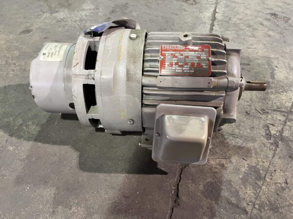 Delco 2HP 1790RPM 184Y AC Motor #1159 - Image 4