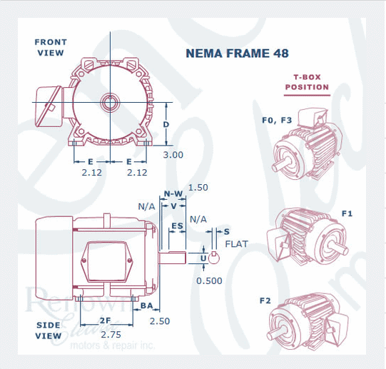 Electric Motor Shaft Size Chart Motor Informations